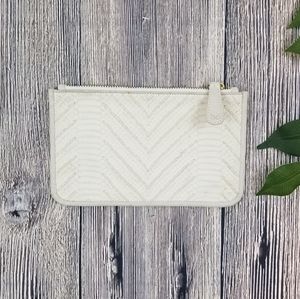 Monika Chiang Leather Zip Clutch